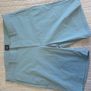 NWT J crew Shorts Mens 31 9" flat front Stretch Blue W/ pockets